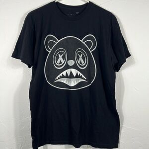 🔥🔥 BAWS Men's Blackout Silver AJ12 Tee Size LARGE - Rare T-Shirt - EUC